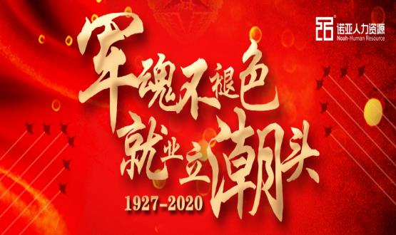 軍魂不褪色，就業(yè)立潮頭！熱烈慶祝中國人民解放軍建軍93周年！